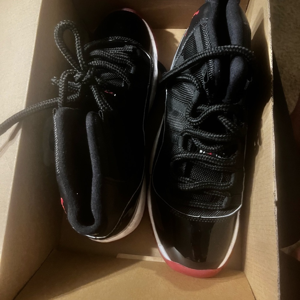 Red and black Jordan 11